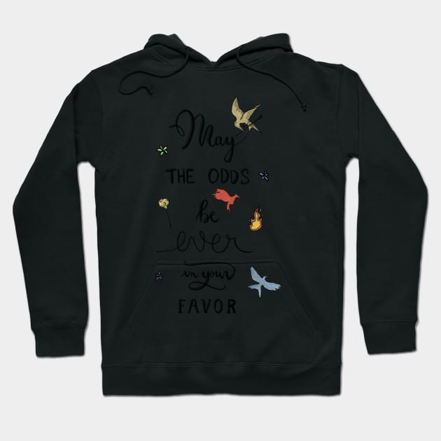 Hunger Games quality calligraphy Hoodie by Uwaki